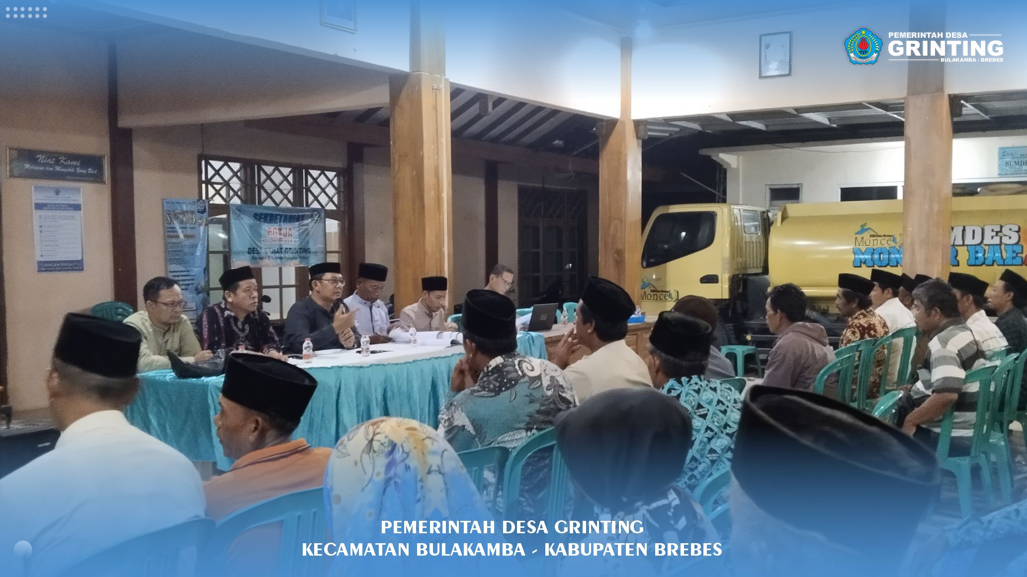 Desa Grinting Gelar Rapat Pemilihan Ketua Kegiatan Sedekah Laut, Sedekah Bumi, dan HUT RI ke-80 Tahun 2025 1