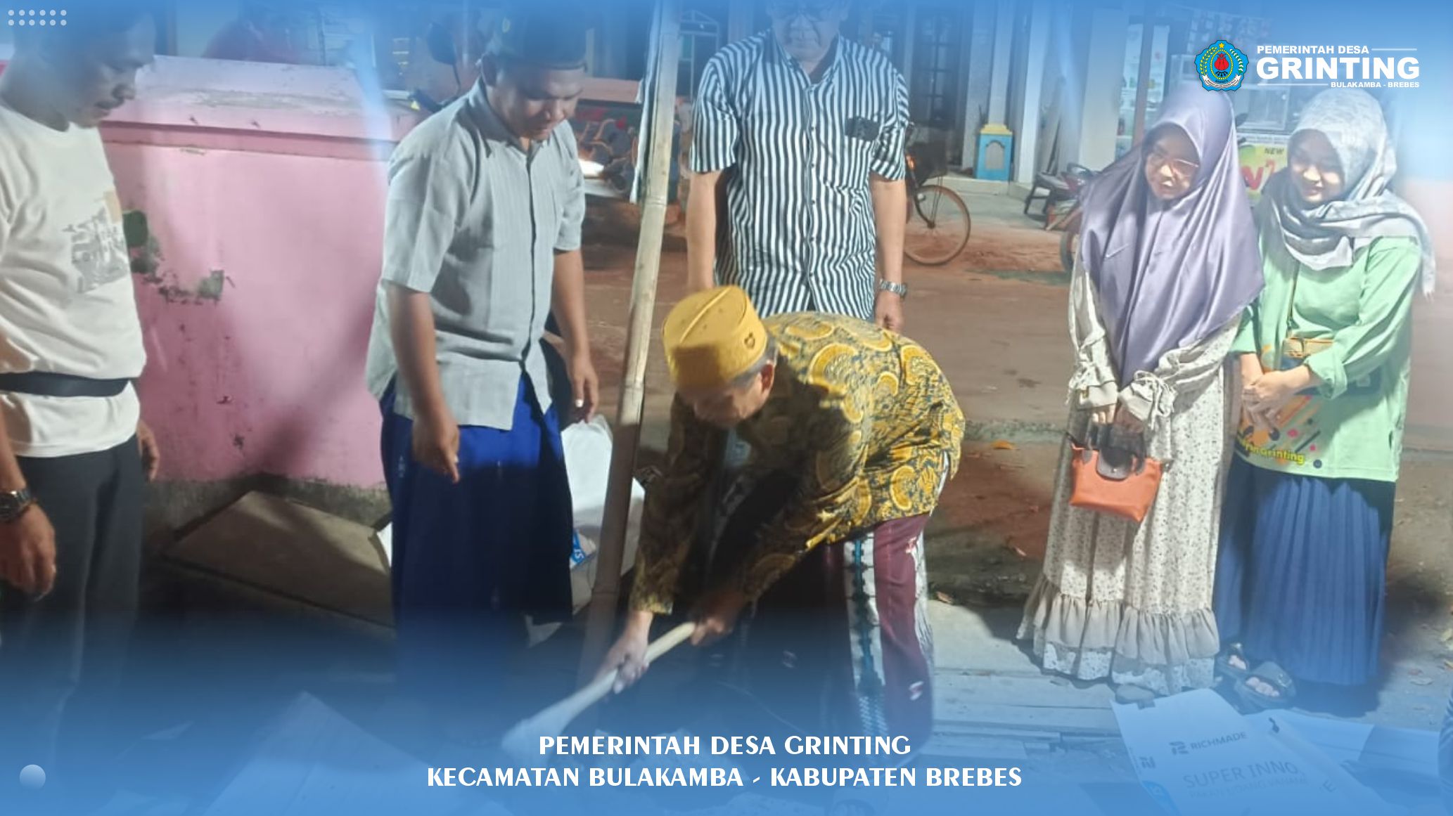 peletakan batu pertama pkbm grinting 2